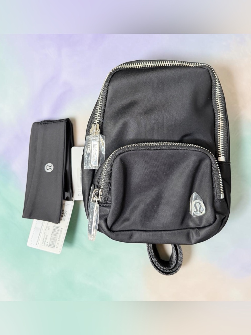 Lululemon Everywhere Sling Bag Small 2L & Luxtreme Headband Bundle (A757) - Picture 2 of 9